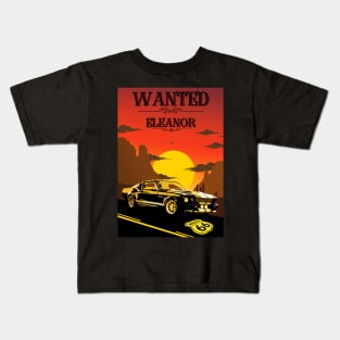 eleanor car poster Kids T-Shirt